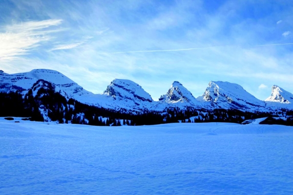 Auf Schneeschuhen mit Churfirsten-Quiz