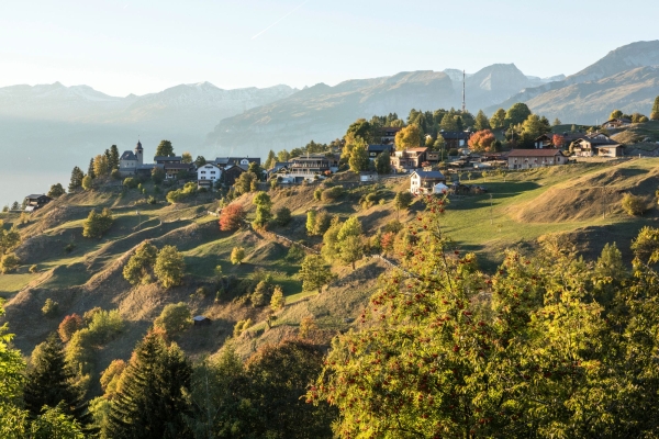 Rundwanderung auf der Sonnenterrasse von Feldis