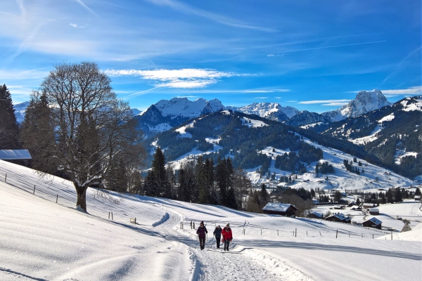 De Saanenmöser à Gstaad