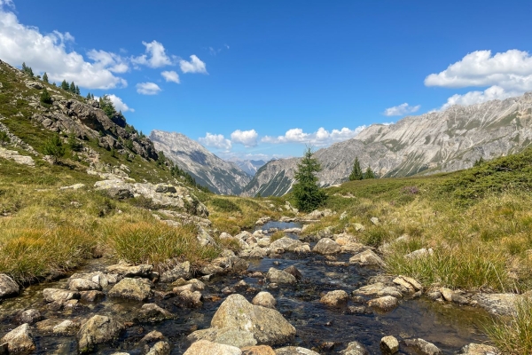 Eaux sauvages sur la Via Albula