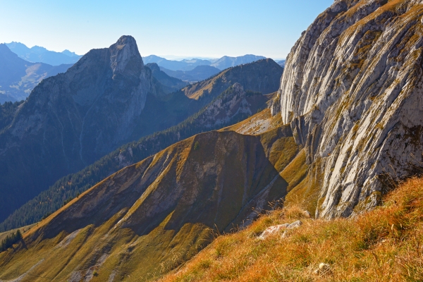 Im Chablais zu den Cornettes de Bise