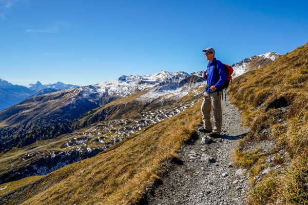 Sur les hauts de Davos direction Schatzalp