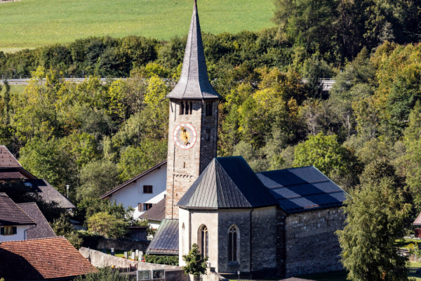 500 Jahre GR - Kultour in Andeer (Kirchendecke St. Martin)