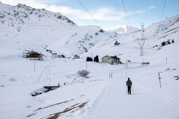 Auf verschneiten Römerwegen zum Septimerpass