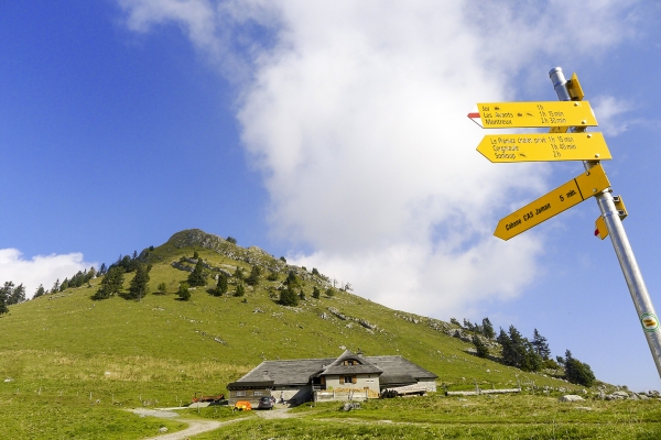 Passwanderung über den Col de Jaman