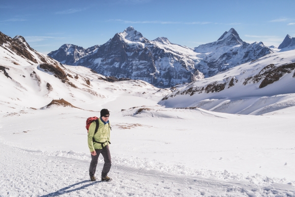 Im Reich des Winterwanderns am Faulhorn