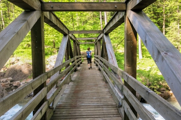 Eindrückliche Saxetenschlucht