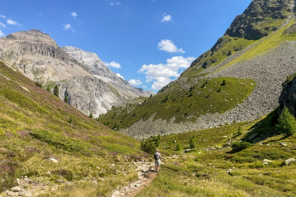 Eaux sauvages sur la Via Albula