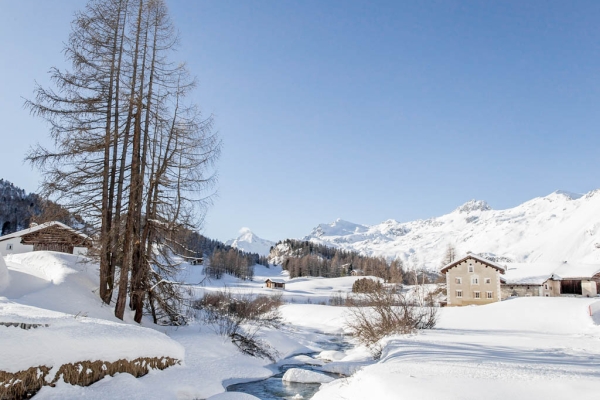 Engadiner Schneetraum im Val Fex