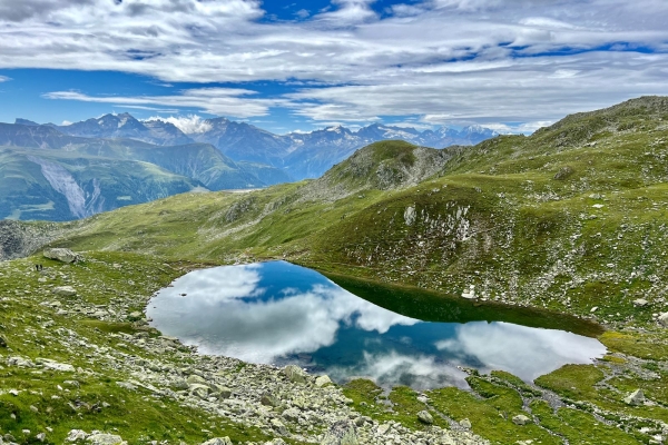 Chüe und Risihorn, über Bellwald