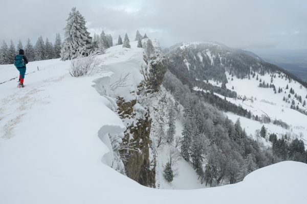 Auf der Wandflue des Grenchenbergs