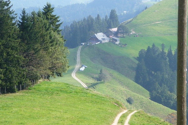 Le long des crêtes