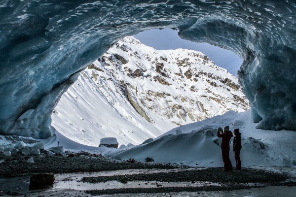 R13: La Tsoucdanna - Le Vichiesso -  Grotte du glacier de Zinal - Le Vichiesso - La Barma - La Tsoucdanna