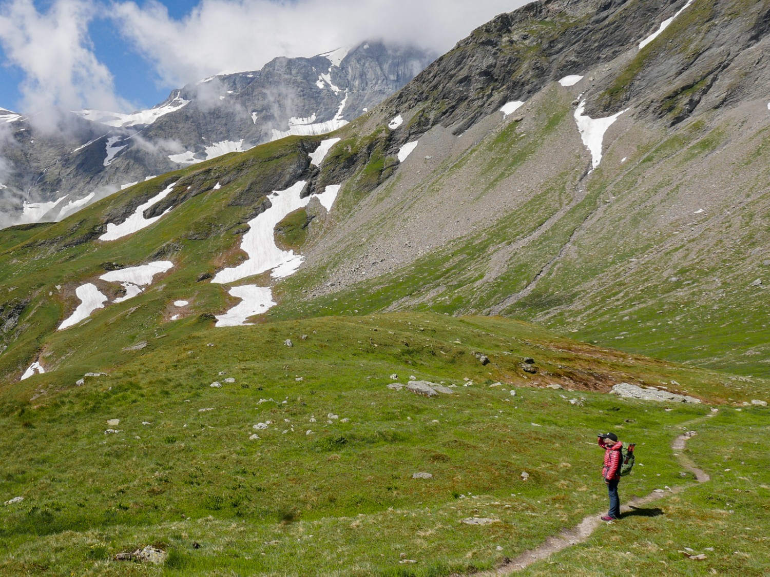 Avec un peu de chance et le calme nécessaire, on peut observer bouquetins, chamois et marmottes.  Photo: Daniela Rommel