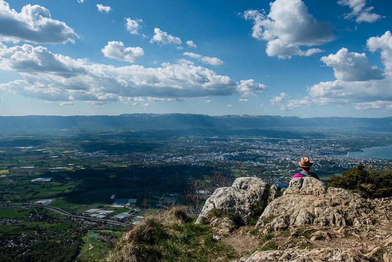 La vue est imprenable depuis le sommet du Salève.
Bild: Genève Tourisme/Olivier Miche