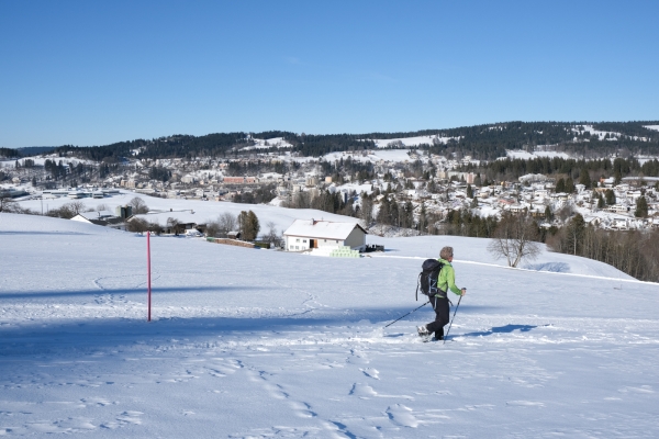 Über den Höhenrücken im Neuenburger Jura