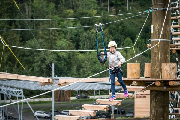 Action mit Zipline-Park und Bobbahn am Kronberg