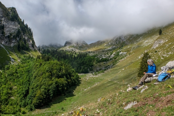 Vers l’alpage de L’Urqui (FR)