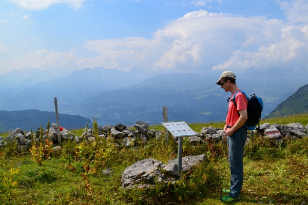 Vue sur trois lacs dans le canton d’Obwald