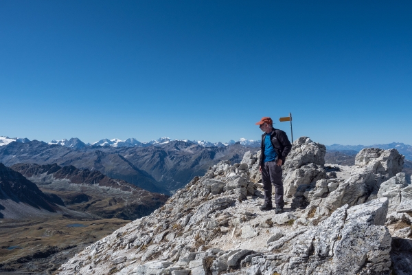 Rundumsicht auf der Bella Tola