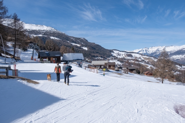 Auf dem Moosalp-Panoramaweg