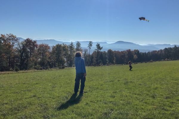 Aussichtsreiche Hügellandschaft im Baselbiet