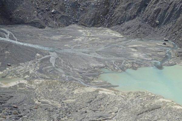 Zur Loge über dem Unteren Grindelwaldgletscher