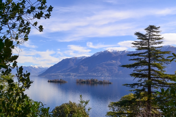 Sonne tanken am Lago Maggiore