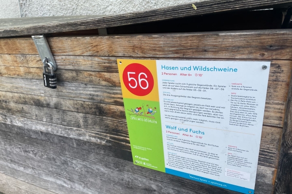 Spielend wandern ins Herz von St. Gallen