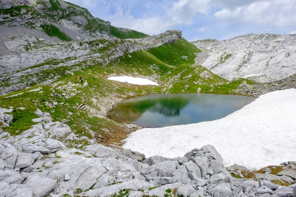 Durch den Karst hinauf zum Fikenloch