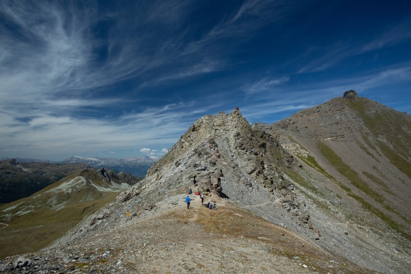 Vom Schwarzhorn zum Weisshorn