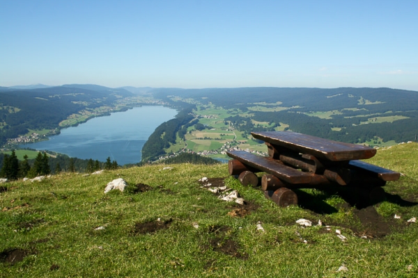 Vom Lac de Joux auf die Dent de Vaulion