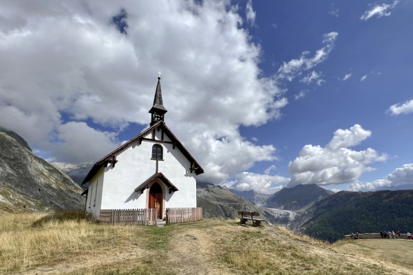 Majestätischer Gipfel über der Belalp