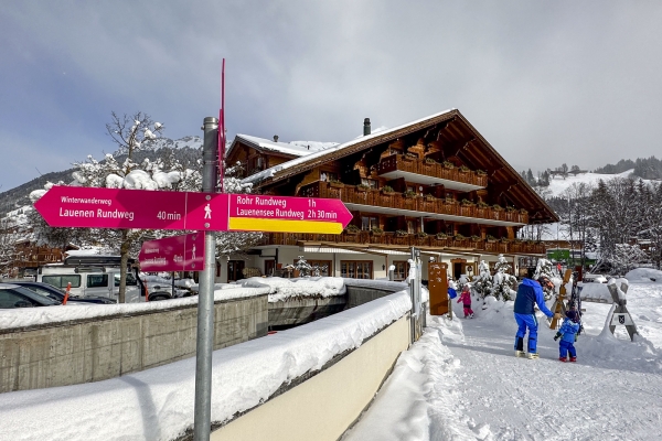 Winteridylle bei Gstaad