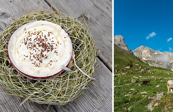 Zur Alpkäserei Oberfeld auf der Bannalp (NW)