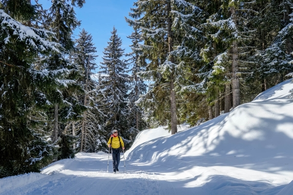 Winterwanderung über dem Val de Bagnes