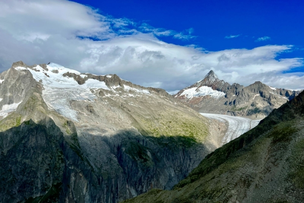 Chüe und Risihorn, über Bellwald