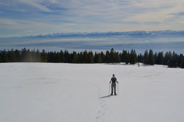 Schneeschuhwanderung auf den Chasseron