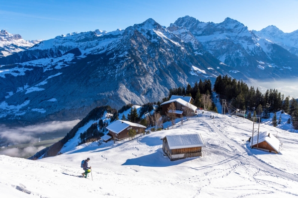 Winterfreuden über dem Urnertal