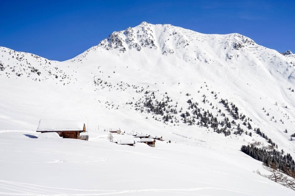 Winterwanderung über dem Val de Bagnes