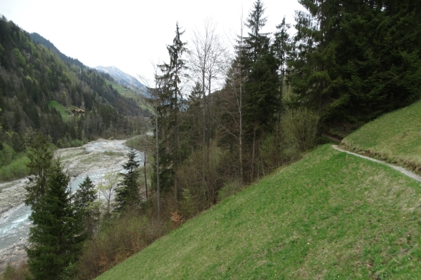 Wilde Auenlandschaft im Entschligetal