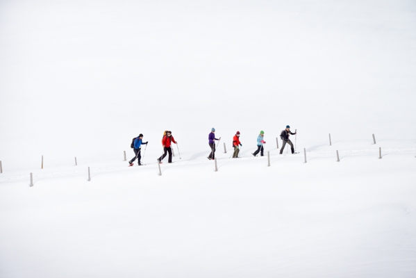 Parcours paisible au-dessus de Rougemont