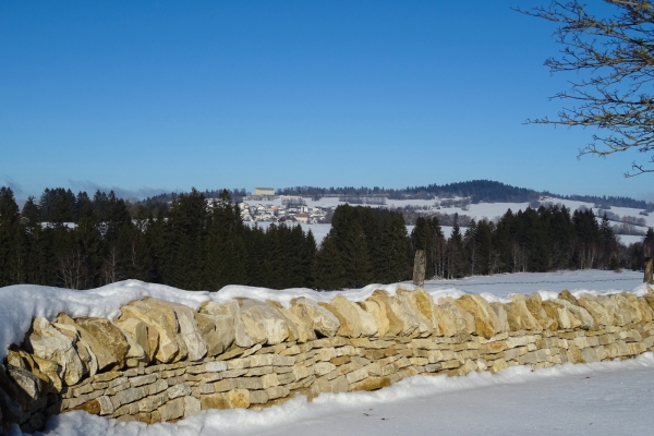 Winterwandern in den Freibergen