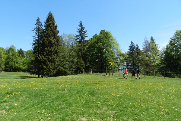 Historische Markierungen über der Areuse