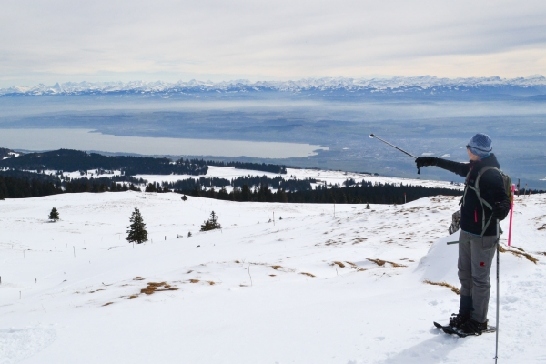 Schneeschuhwanderung auf den Chasseron