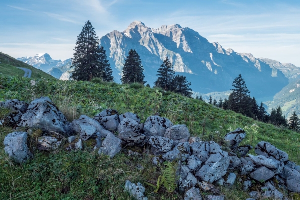 Hoch über Glarus auf den Gipfel des beliebten Schilt