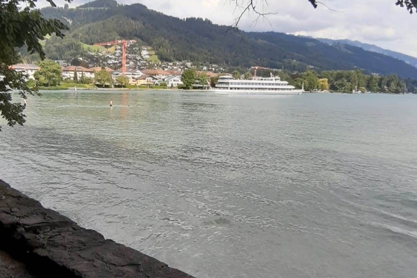 Uferwanderung am Thunersee mit Schifffahrt