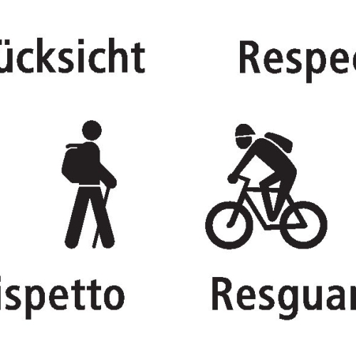 Koexistenztafel_respekt_MTB-wandern