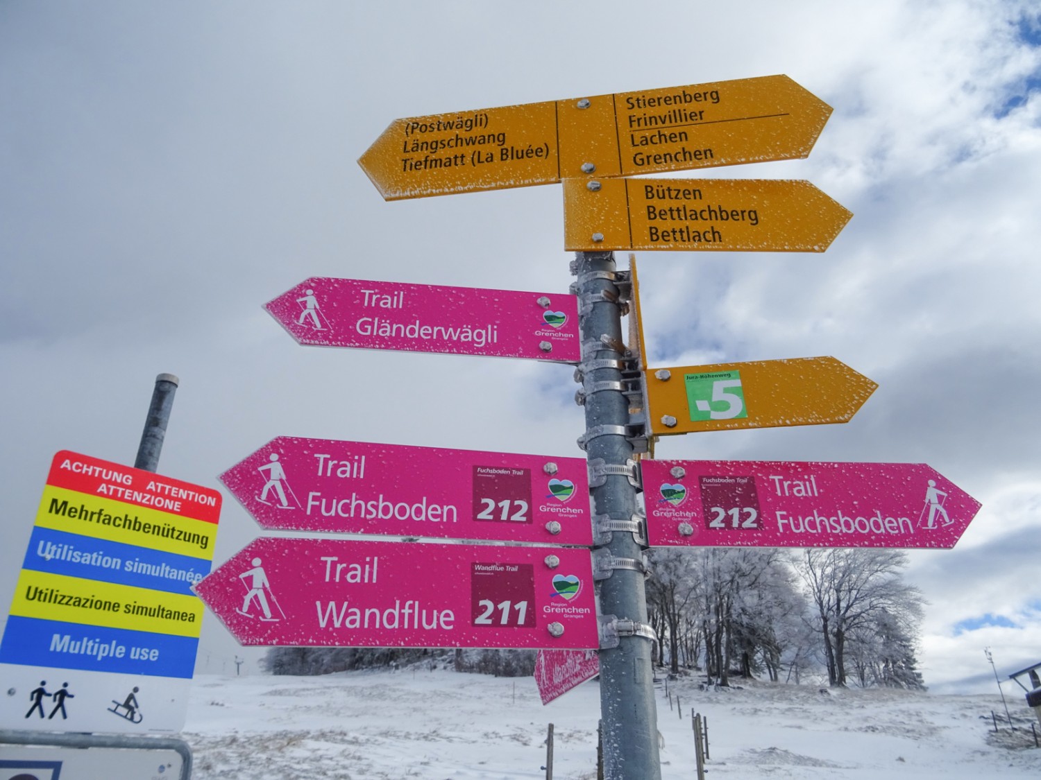 Der Grenchenberg ist ein Schneeschuhparadies. Bild: Sabine Joss