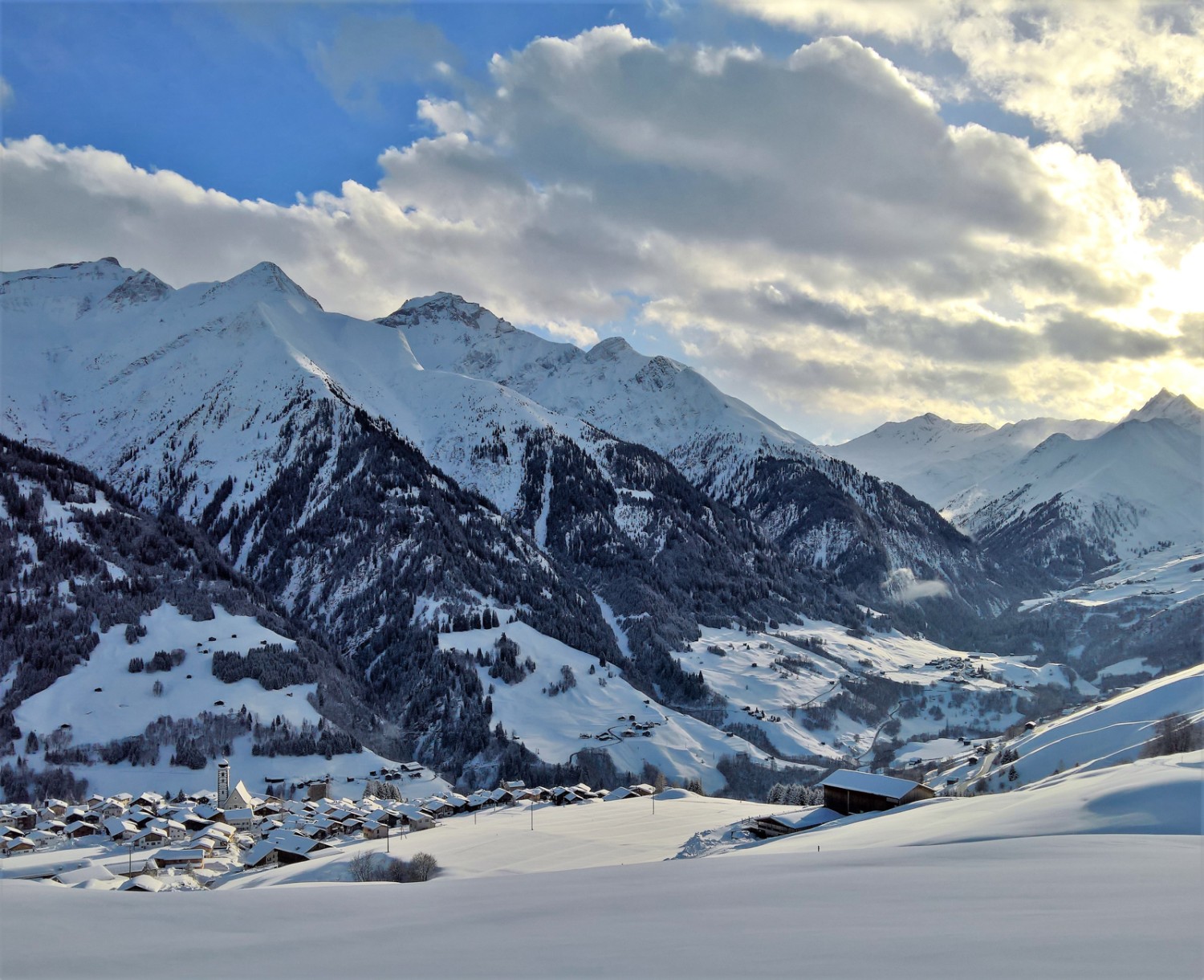 Le village Lumbrein. Photo: Andreas Staeger